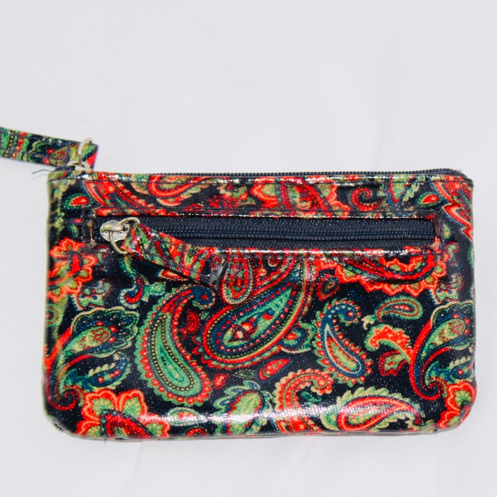 Colorful Paisley Change Purse